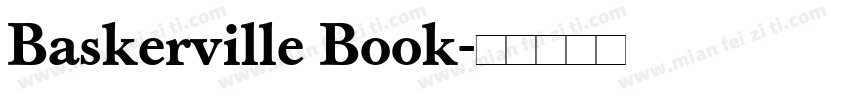 Baskerville Book字体转换